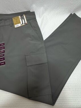 Eddie Bauer Men's Gray Cargo Pants - Lightweight Stretch xl